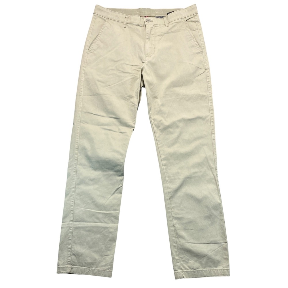 English Laundry‎ Mens Khaki Chino Pants 32x30 Tan Stretch Cotton Straight Leg